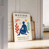 space vibrant Matisse Papiers Découpés 9 poster classic white orange hues Henri print essence iconic cutouts art lover collection