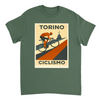 Image Military de Turin Italy Cyclisme Tshirt [color:military] [view:front]