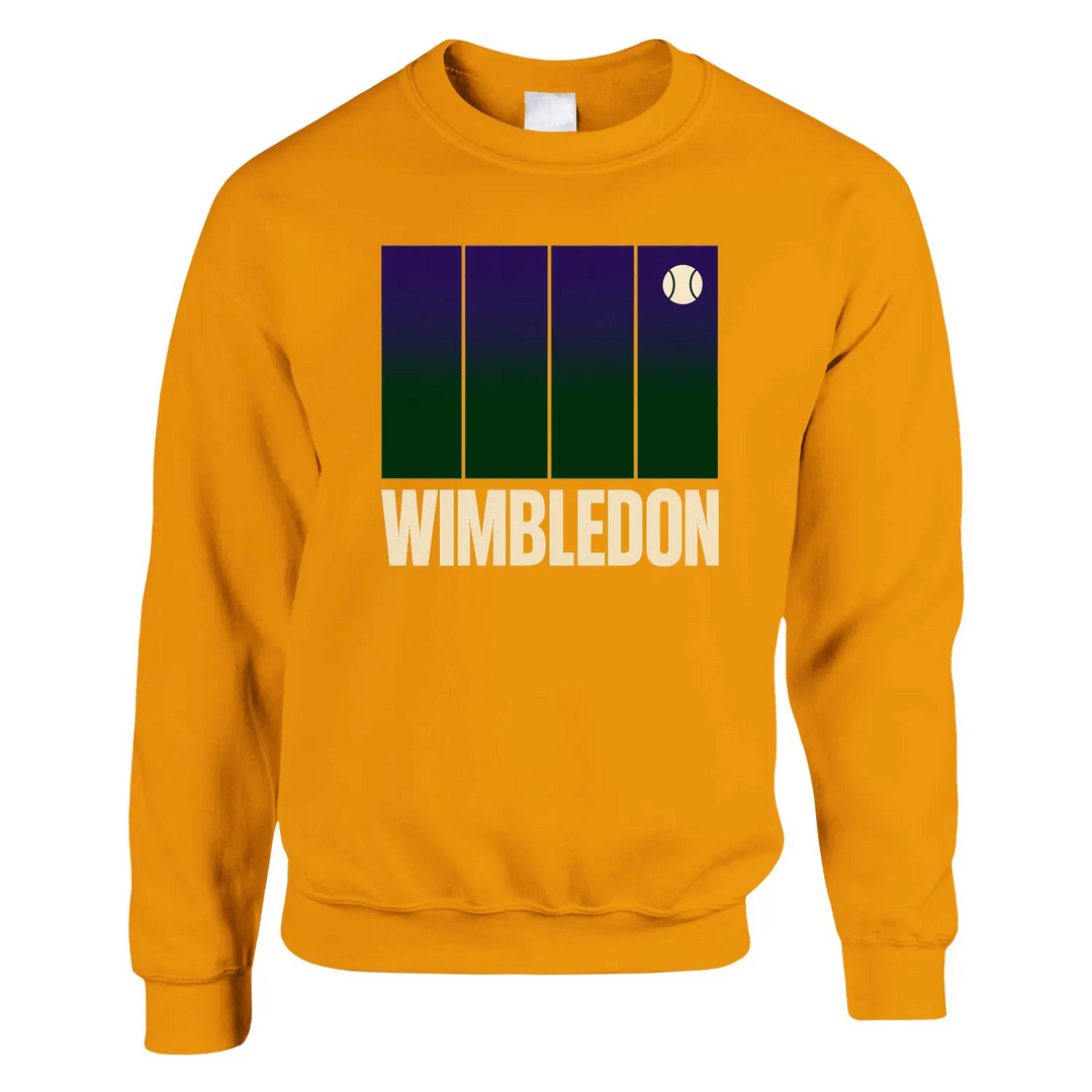 Wimbledon tenisa džemperis, kas nodrošina komfortu un stilu, izgatavots no mīksta kokvilnas un poliestera maisījuma, ar klasi