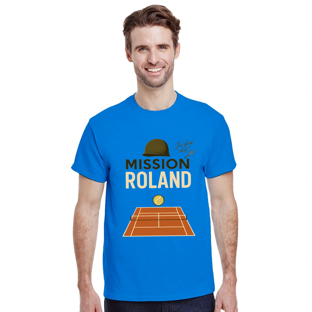 T-shirt game Mission Roland Tennis 6 t shirt stylish tee spirit perfect players fans comfort durability sports wardrobe new favorite today tees high quality cotton ultimate
