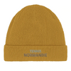 Image Mustard de Beanie Tennis Normandie  - Cotton Bio, Embroidered Design