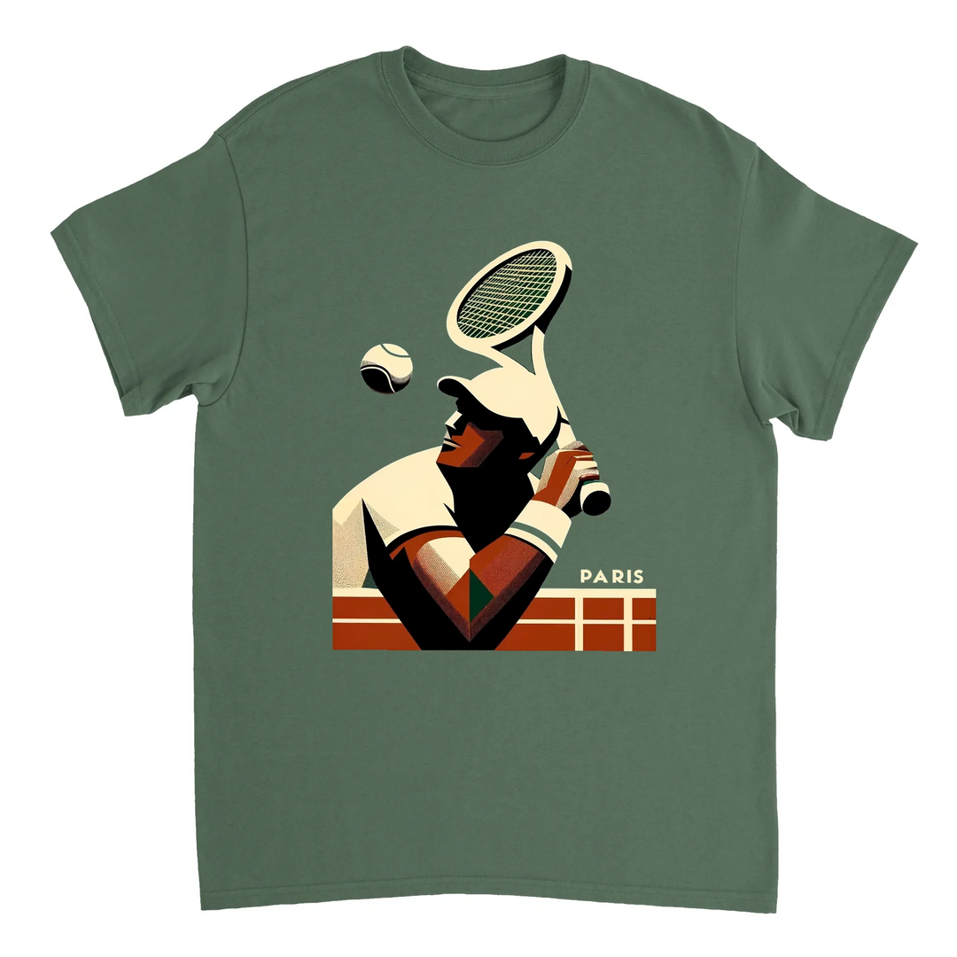 T-shirt de ténis elegante e confortável, ideal para jogar ou ver o jogo. Disponível em vários tamanhos