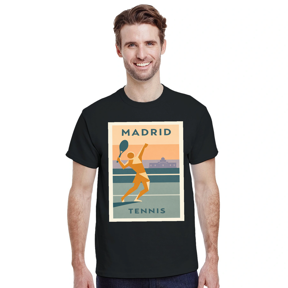 T-shirt exclusive Madrid Tennis T Shirt fans sport vibrant culture Spain stylish tee unique design perfect love today passion luxury premium cotton