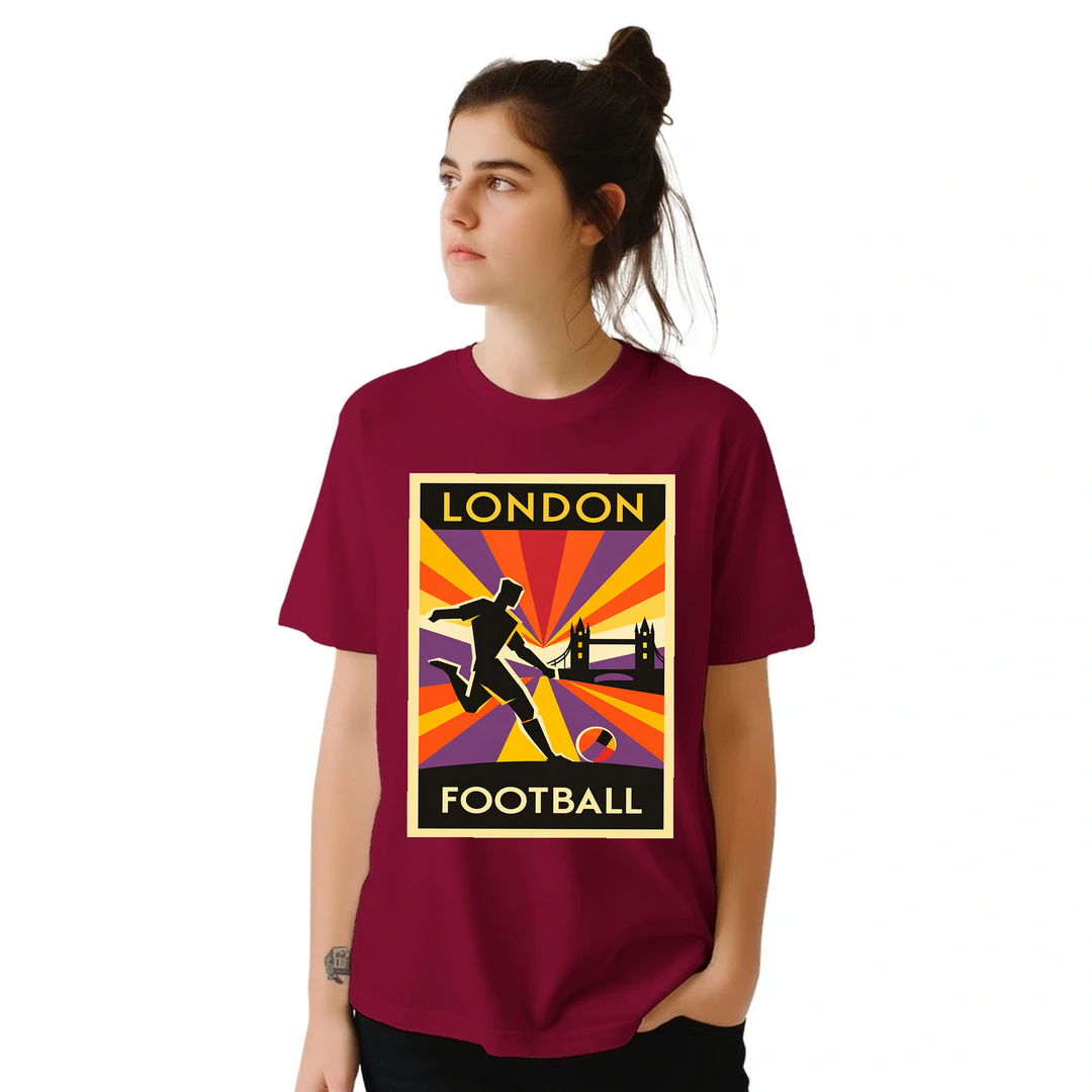 Stylisches T-Shirt, das deine Leidenschaft für Londoner Fußball zeigt. Ideal für Spieltage oder Freizeit, aus weichem, atmung