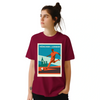 Image Red de Munich Germany Football Tshirt [color:red] [view:front]