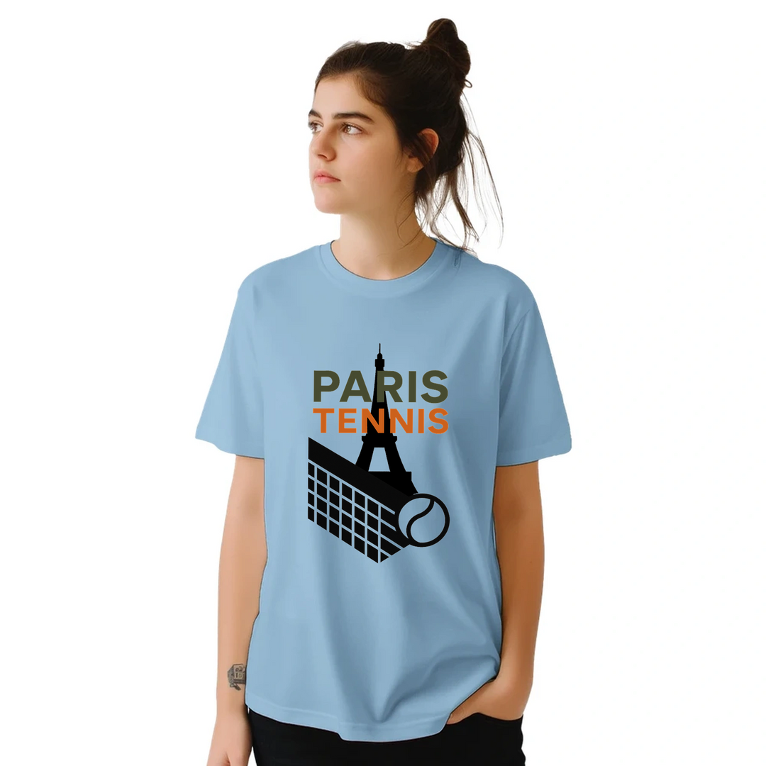 パリテニス10 Tシャツは、スタイルと快適さを兼ね備えたアイテムです。テニス愛好者にぴったりの洗練されたデザインで、コート内外で活躍します。サイズはS、M、L、XL、XXLから選べます。