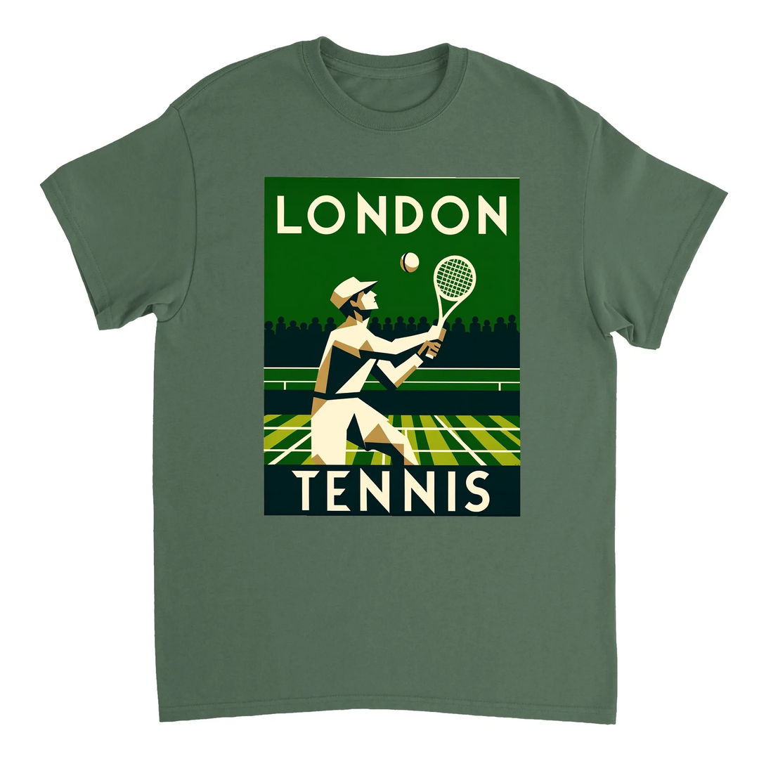 ロンドンテニスTシャツは、スポーツとファッションを融合させたスタイリッシュなアイテムです。テニスのエッセンスを捉えたユニークなデザインで、プレイヤーにもファンにもぴったり。SからXXLまでのサイズ展開。