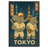 space unique baseball vintage art deco poster adorable elephant rhinoceros Tokyo mom gifts passionate players stunning wall measures cool touch collection