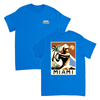 T-shirt Miami Tennis: design vibrante che cattura lo spirito energetico del tennis a Miami, in cotone morbido e traspirante p