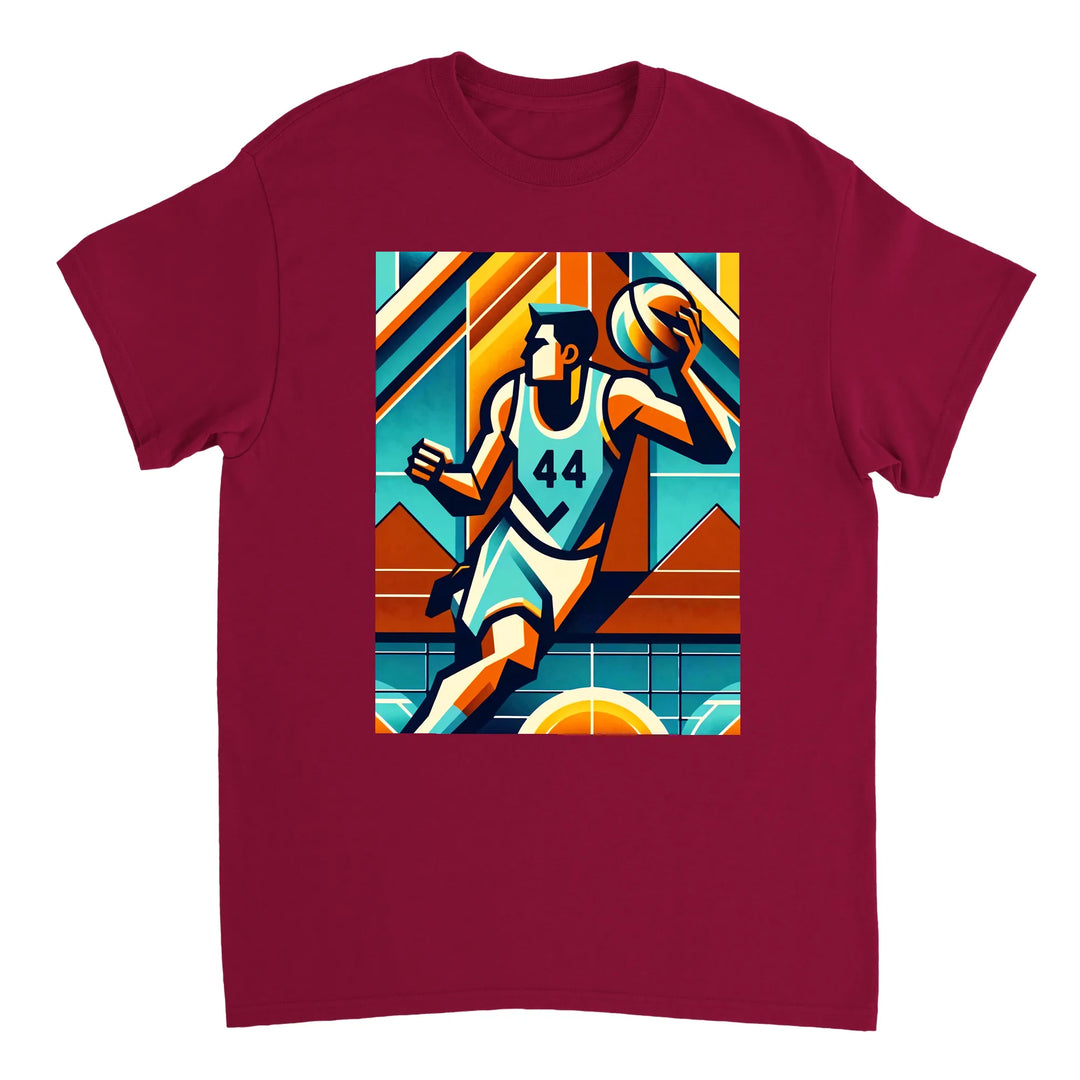 T-shirt T - shirt unique thème basketball parfait passionnés sport design dynamique style terrain occasion pièce garde-robe amour jeu taille S M L XL XXL