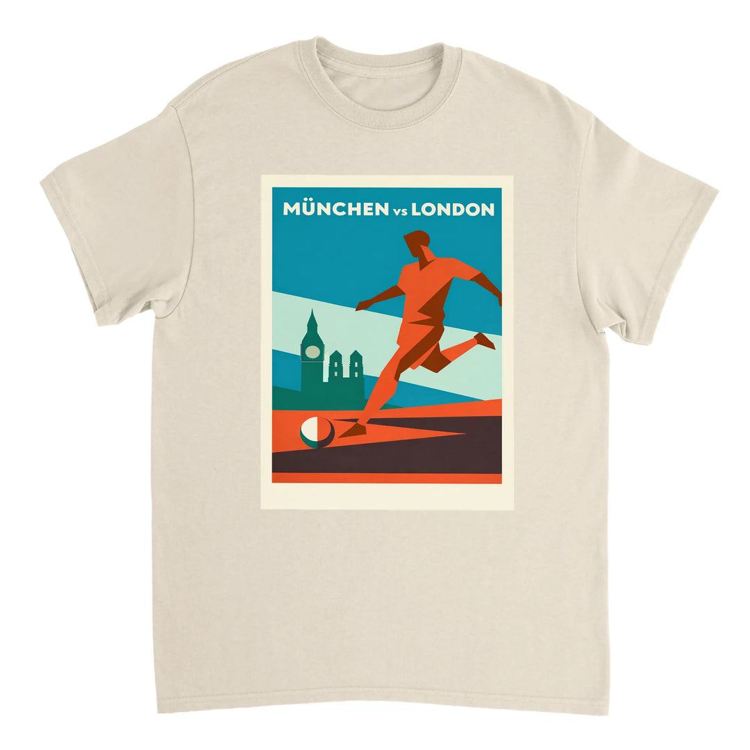 Image Natural de Munich Germany Football Tshirt [color:natural] [view:front]