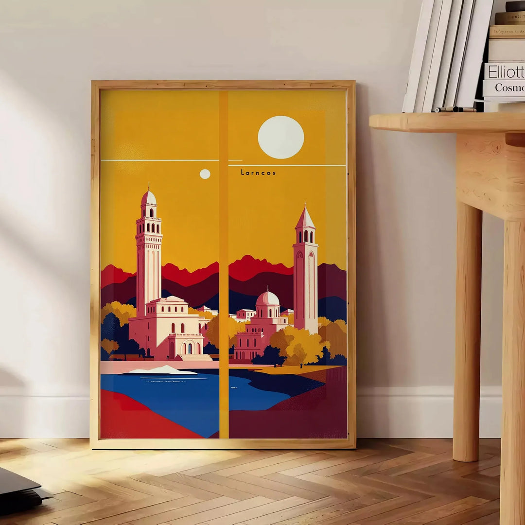 Image supplémentaire de Larnaca Cyprus Art Déco Vintage Poster