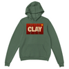 Clay Tennis Sport Hoodie un sweat capuche épais confort style 50 % coton polyester doux toucher grâce filature jet air boulochage une doublée poche ventrale coupe unisexe parfait tous vôtre