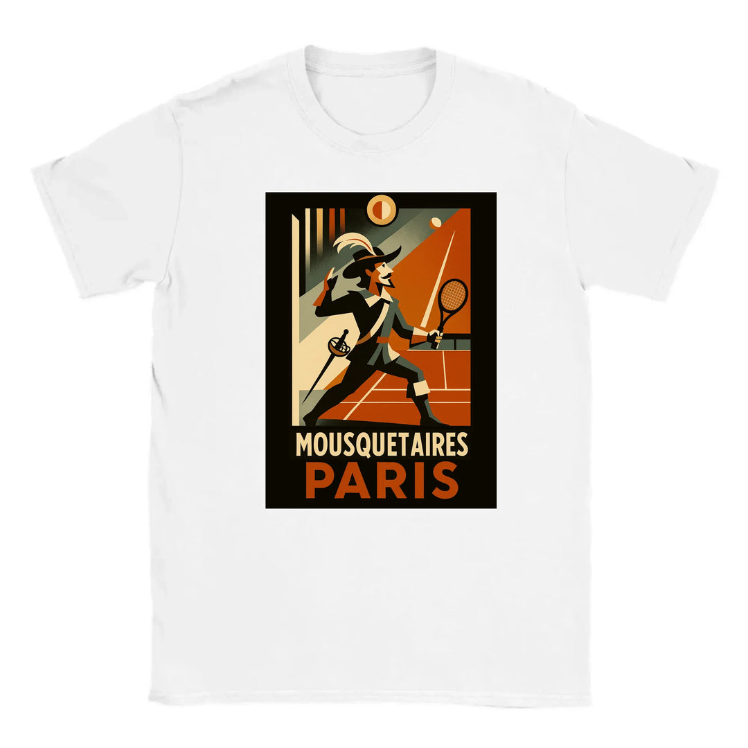 Image White de Mousquetaires Paris Tennis Tshirt