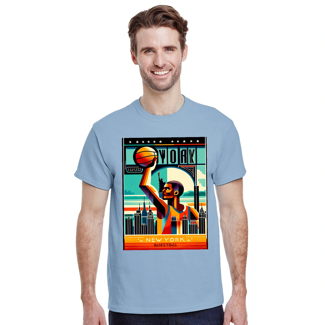 T-shirt street style New York Basketball T shirt trendy tee bold design spirit city iconic heritage fans fashion lovers today available M L XL XXL