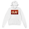 Clay Tennis Sport Hoodie un sweat capuche épais confort style 50 % coton polyester doux toucher grâce filature jet air boulochage une doublée poche ventrale coupe unisexe parfait tous vôtre