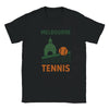 T-shirt exclusivo Tennis Melbourne, perfeito para fãs e jogadores, feito em algodão de alta qualidade para conforto