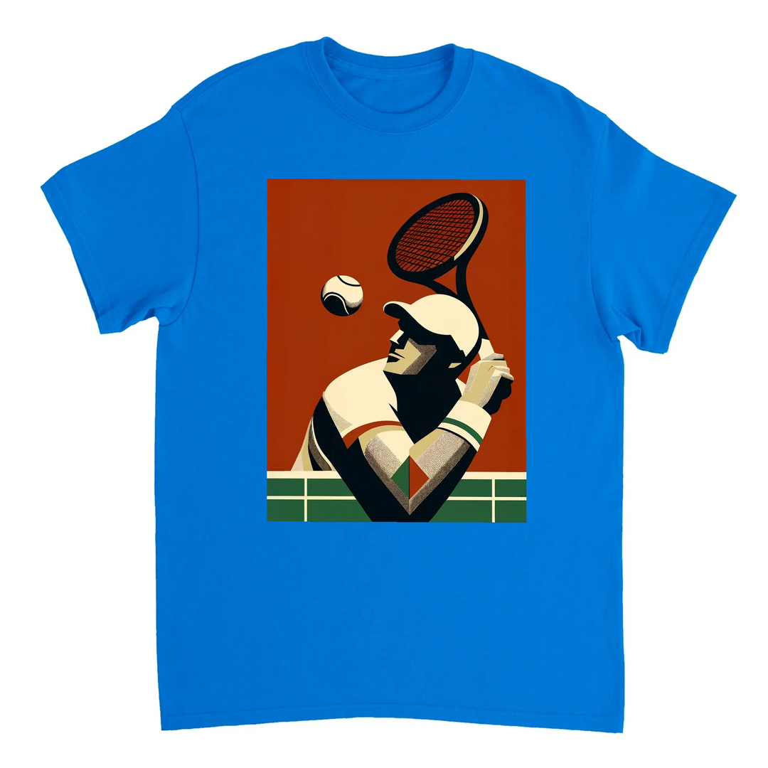 T-shirt T - shirt unique tennis passion sport un design moderne dynamique matches sorties incontournable maintenant style dure coton première qualité une tenue longue durée