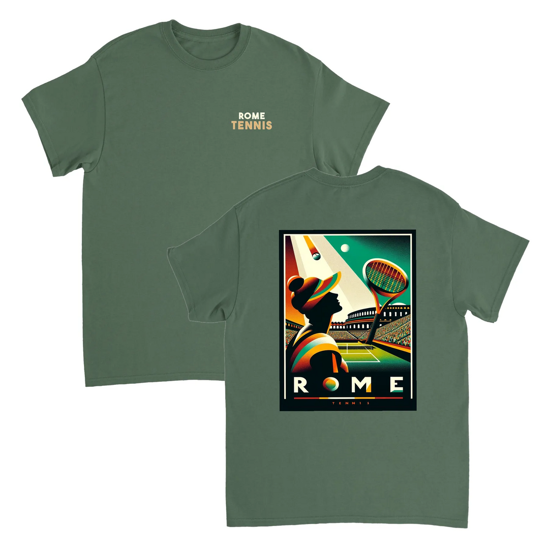 Image Military de Roma Tennis Tshirt  [color:military] [view:combined]