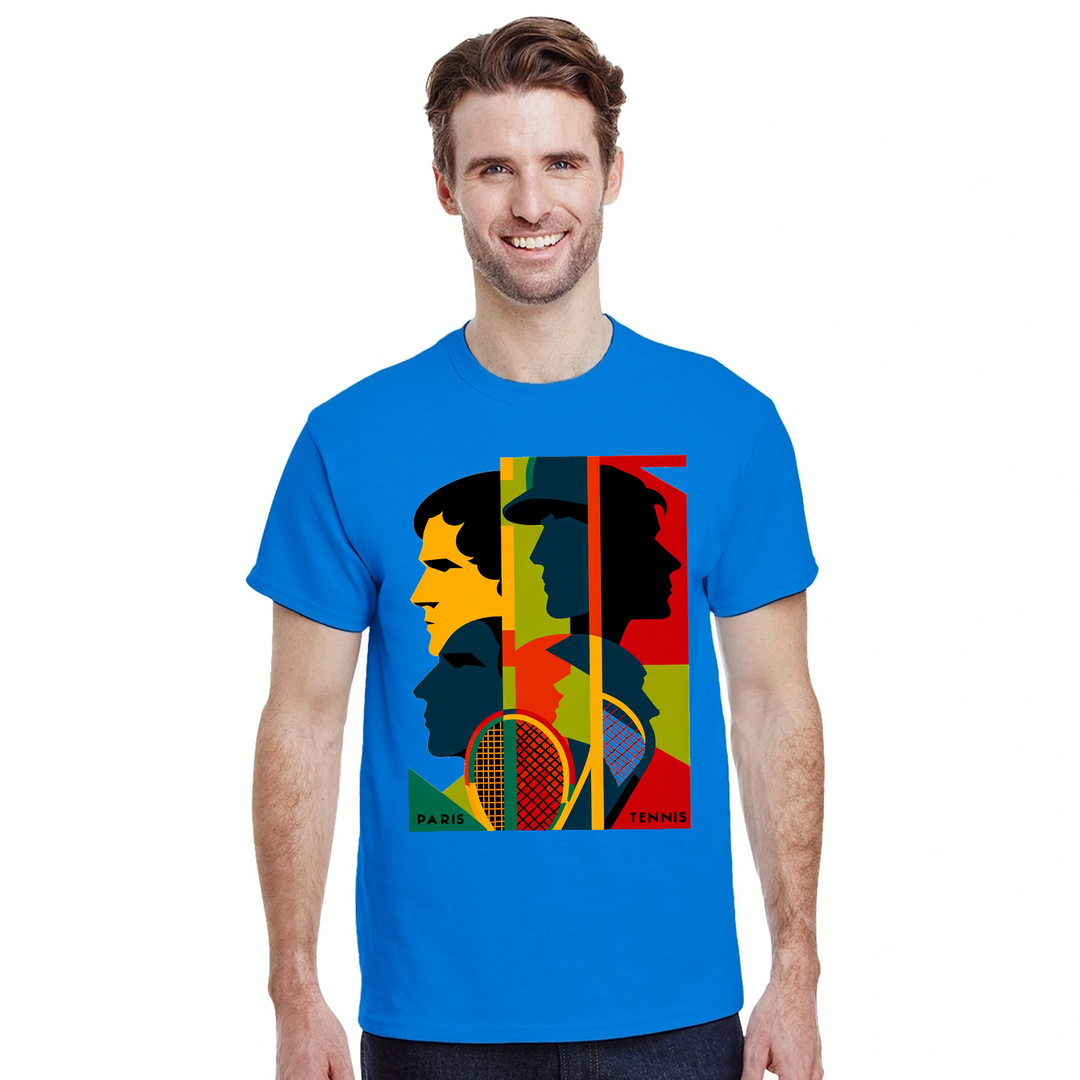 テニス愛好者にぴったりのトーナメントテニスTシャツ。スタイリッシュなデザインで、コートでも観客席でも活躍します。快適なコットン素材で、あなたのワードローブに欠かせない一着です。