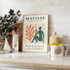 touch artistic elegance space Henri Matisse poster iconic papiers découpés vibrant white orange hues print essence cut art sizes A4 cm A0