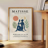 Affiche univers papiers Matisse représentant motifs orange gris chef - œuvre grand format reproduction fidèle original sublime espace encadrement
