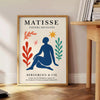 space vibrant Matisse Papiers Découpés 9 poster classic white orange hues Henri print essence iconic cutouts art lover collection