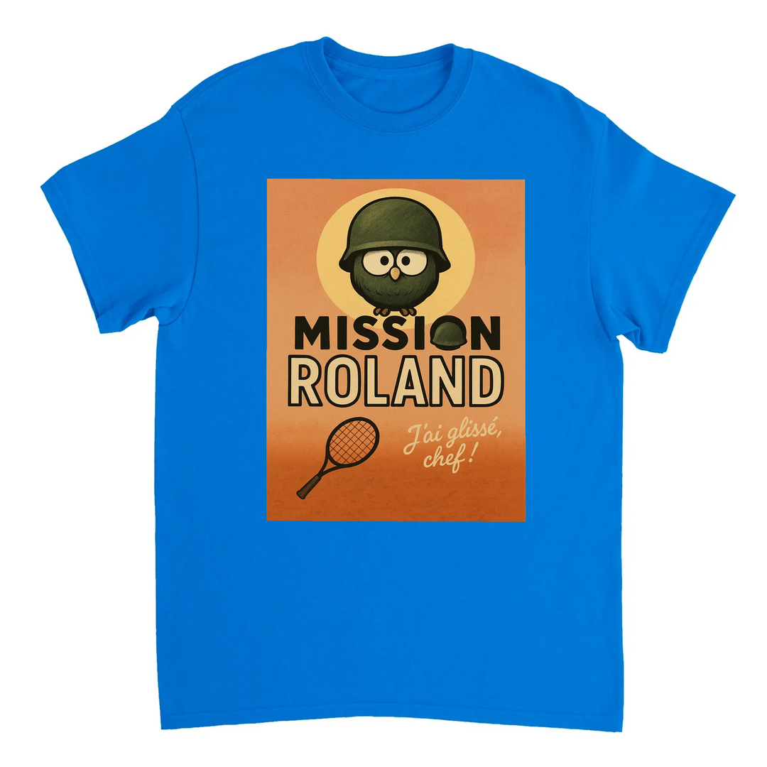 T-shirt T - shirt exclusif Roland Tennis 3 parfait tous passionnés unique confort style idéal amour sport court maintenant sensation disponibles S M L XL XXL