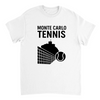 モンテカルロテニスTシャツは、スポーツ愛好家とファッション好きに最適なスタイルを引き立てます。テニスの優雅さを祝う鮮やかなデザインで、コートの内外で目を引く一着です。サイズはS、M、Lをご用意。
