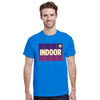 Camiseta de ténis indoor, perfeita para entusiastas do desporto, feita em algodão durável e confortável