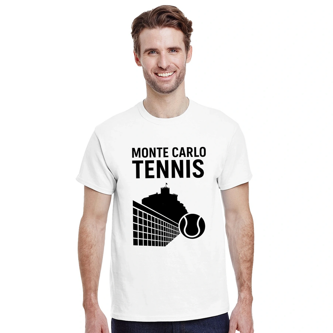 モンテカルロテニスTシャツは、スポーツ愛好家とファッション好きに最適なスタイルを引き立てます。テニスの優雅さを祝う鮮やかなデザインで、コートの内外で目を引く一着です。サイズはS、M、Lをご用意。