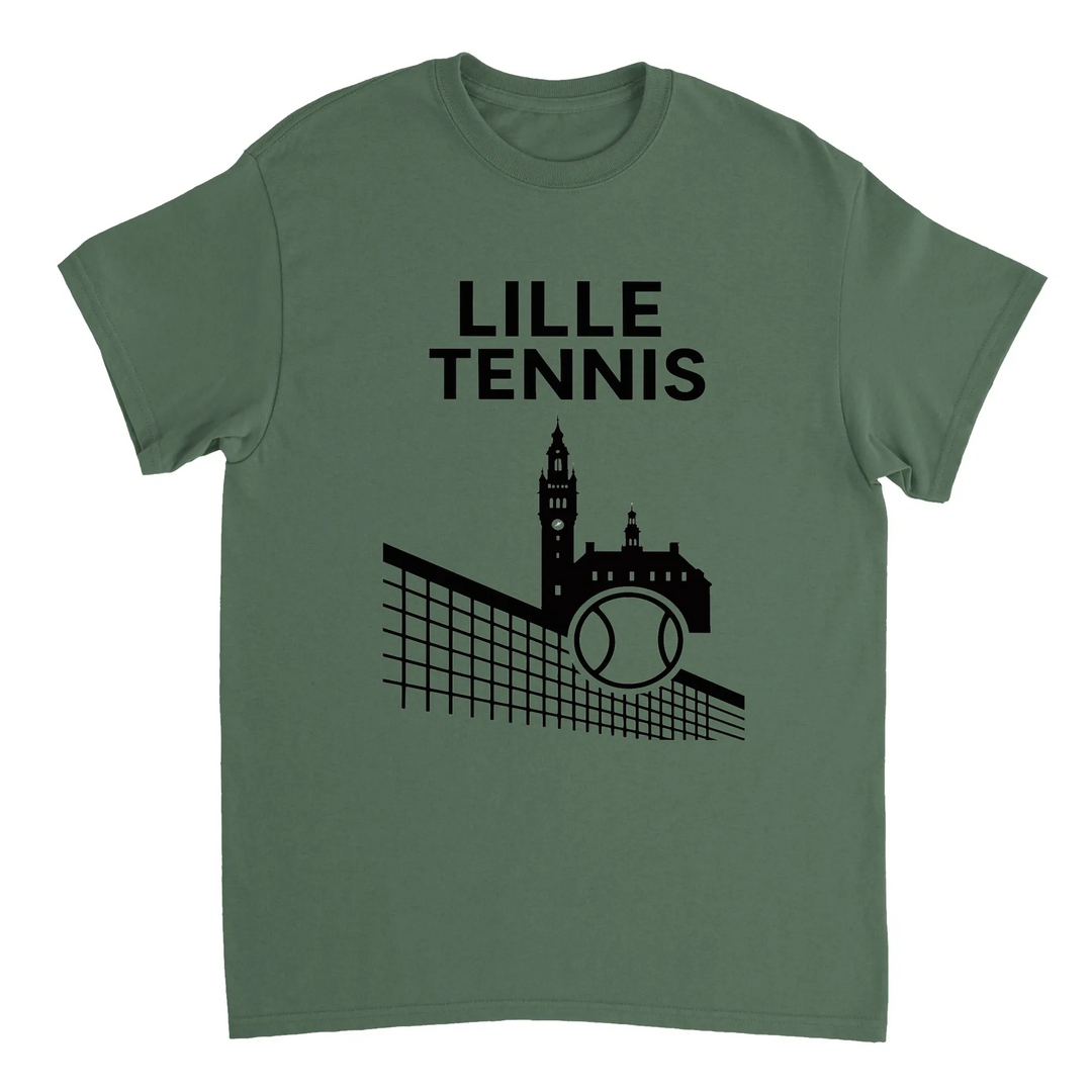 Image Military de Lille Tennis Tshirt [color:military] [view:front]
