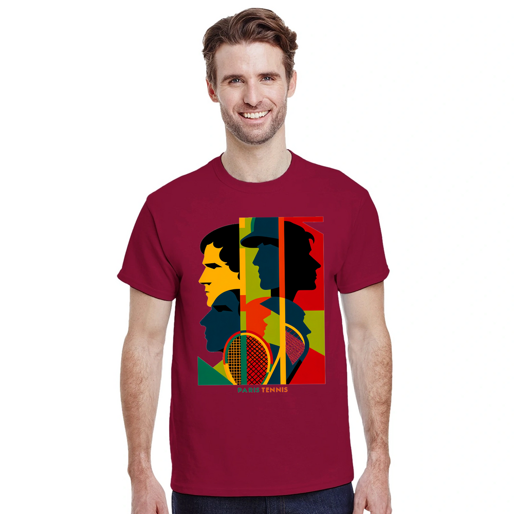 T-shirt game Tournament Tennis T shirt passionate players fans stylish tee love sport high quality materials comfort durability court today spirit sizes S M L XL XXL