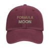 Cappellino vintage Formula 1 Moon con design ricamato, realizzato in cotone lavato al 100%, con visiera pre-curvata e chiusur
