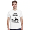 Image White de Lille Tennis Tshirt [color:white] [view:front]