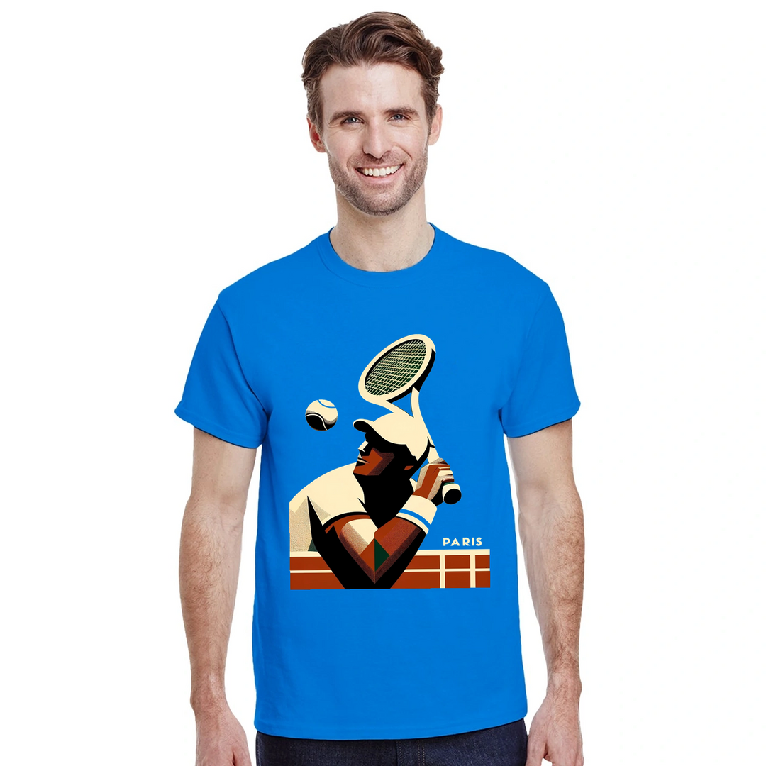 T-shirt de ténis elegante e confortável, ideal para jogar ou ver o jogo. Disponível em vários tamanhos