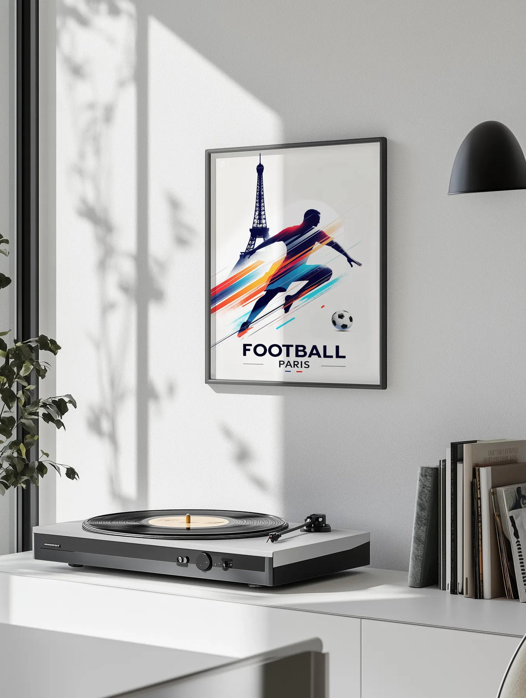 spirit 2024 Paris Olympics stunning football poster vibrant wall art perfect gift sports enthusiasts various sizes A4 cm A0 collection