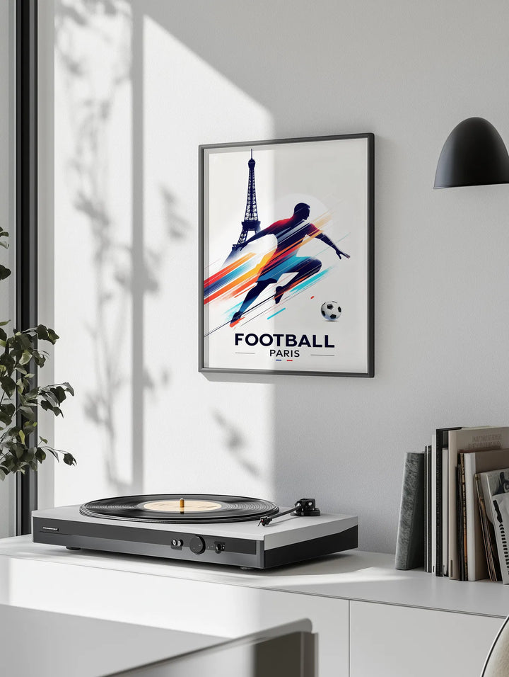 Football Paris Poster