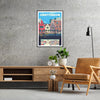 charm Amsterdam gray blue poster captivating wall art essence city perfect artwork gift unframed formats print ideal space elegant appeal