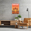essence Berlin Germany stunning white green poster wall decor thoughtful gift artwork modern touch space various sizes A4 cm A0 home unique art