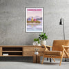 mesmerizing beauty Greenland exquisite Denmark travel poster hues gray blue print serene touch space wall art unique gift enthusiasts A4 cm A0