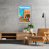 vibrant essence Havana Cuba stunning red blue travel poster print wall art ideal gift enthusiasts space artwork unframed options