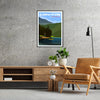 serenity Lake Synevyr stunning gray blue travel poster enchanting wall art perfect gift unique addition decor beauty nature exquisite print A4 cm A0