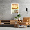 beauty Quebec stunning poster serene gray vibrant green tones touch elegance space print perfect gift A4 cm A0 wall art collection today