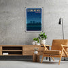 mystique Stonehenge stunning poster earthy brown gray tones perfect wall art space gift history lovers enthusiasts sizes A4 cm A0