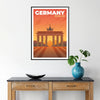 essence Berlin Germany stunning white green poster wall decor thoughtful gift artwork modern touch space various sizes A4 cm A0 home unique art