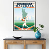 time vintage baseball poster New York rich heritage stunning wall art print perfect gift sports lovers history buffs framed unmounted options addition space