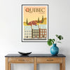 beauty Quebec stunning poster serene gray vibrant green tones touch elegance space print perfect gift A4 cm A0 wall art collection today