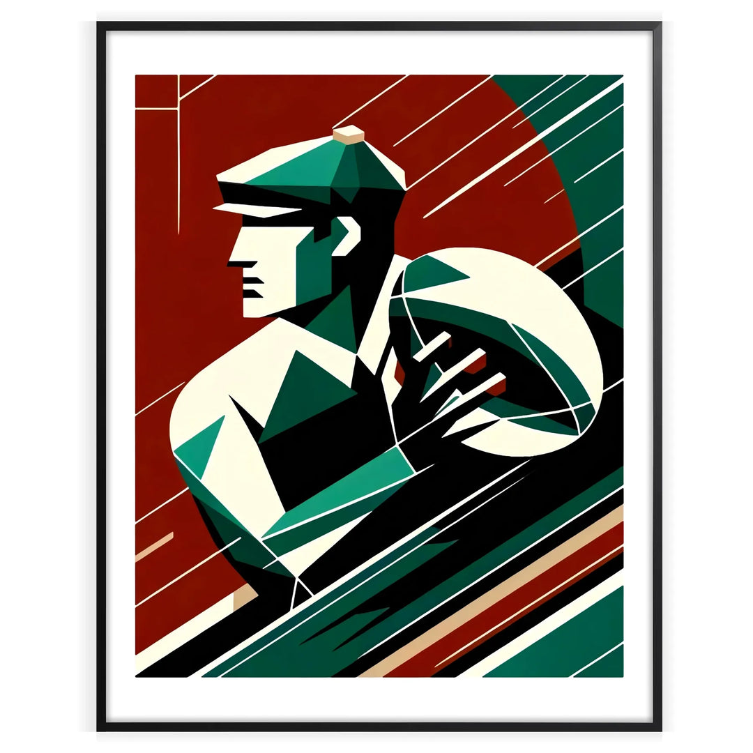 Rugby Poster Sport Print home deco premium print affiche locadina wall art home office vintage decoration