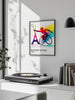 energy Para Badminton Paris 2024 event exclusive Olympics prints vibrant poster perfect wall art gift sports enthusiasts sizes A4 cm A0 artwork today